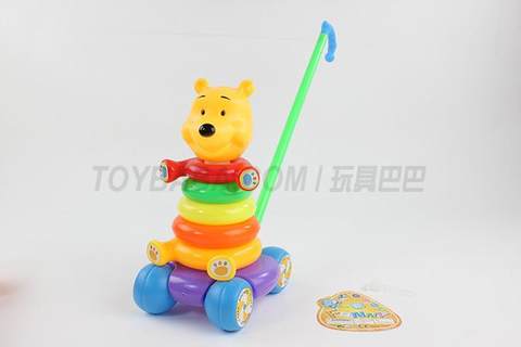 Push cartoon bear ring