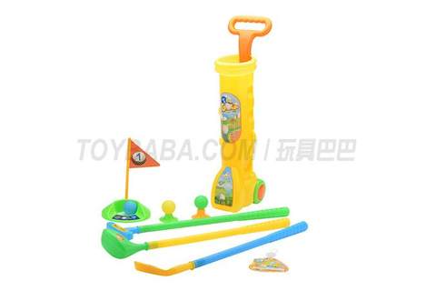 Medium trailer golf set long pole