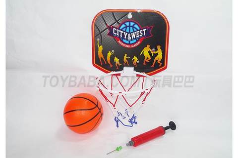 Small wall-mounted basketball board with air cylinder