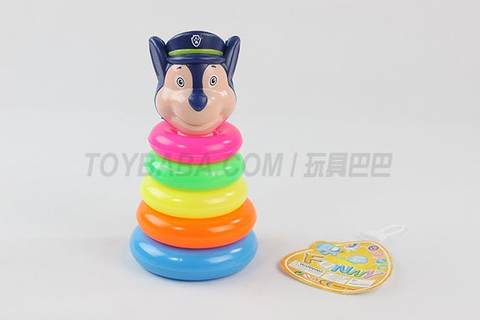 5-story round dog patrol ring (blue)