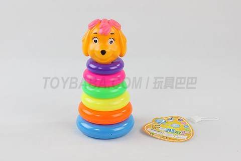 6-story round dog patrol ring (yellow)
