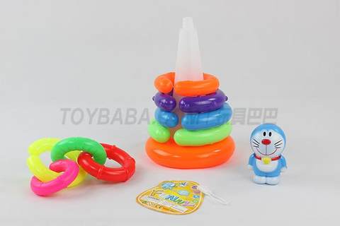 9-layer gap trap ring jingle cat