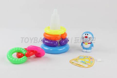 7-layer gap trap ring jingle cat