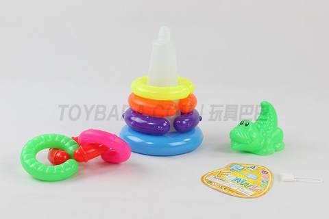 7-layer notched trap ring crocodile