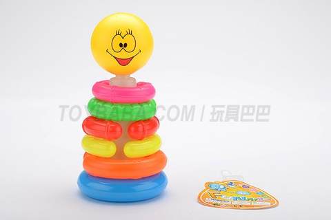 6-layer gap trap ring smiling face