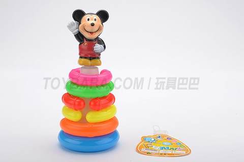 6-layer notched ring and Mickey Mouse ring