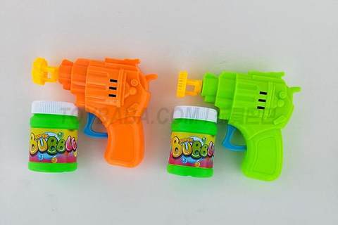 Solid color inertia revolver bubble gun