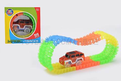56pcs luminous track