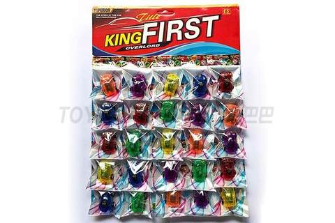 Transparent pad printing small pullback cart