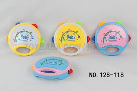 Plastic circular tambourine
