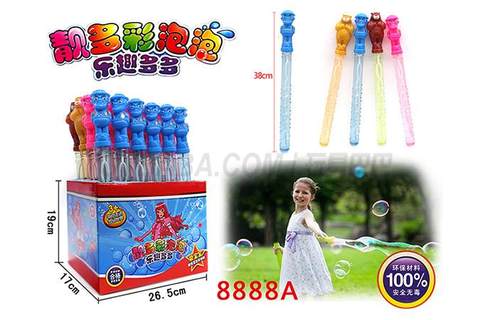 38cm Cartoon Five-Ring Bubble Stick (24 pcs/display box)