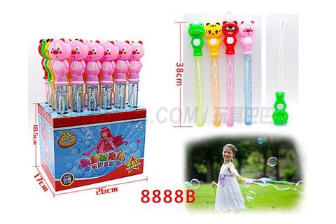 38cm Cartoon Five-Ring Bubble Stick (24 pcs/display box)