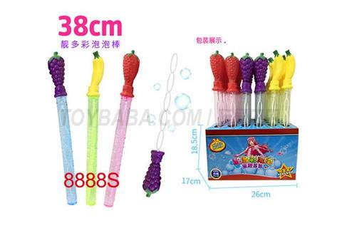 38cm fruit five-ring bubble bar (24 pieces/display box)