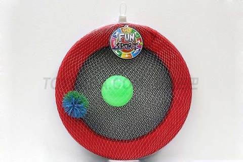Fun elastic racket Frisbee toys sports toys two-color mixed