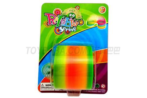 Spring color absorption version rainbow ring