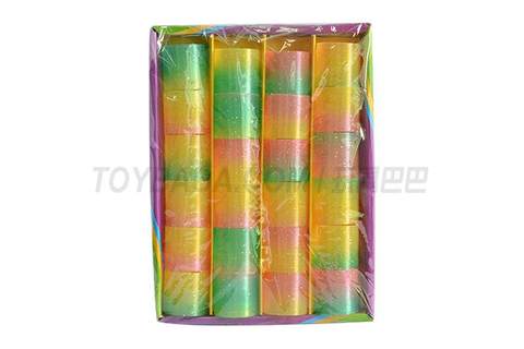Golden onion transparent rainbow rings 24 pieces/display box