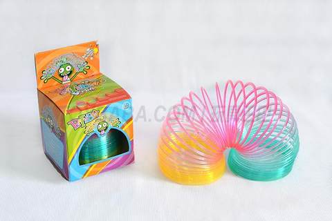 Golden onion transparent rainbow ring