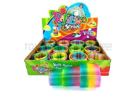 Golden onion transparent rainbow ring (three-in-one packaging) 36 pieces/display box