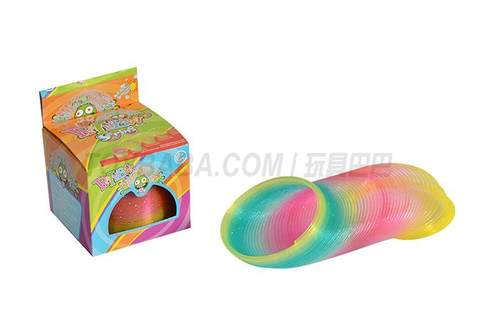 Golden onion transparent rainbow ring