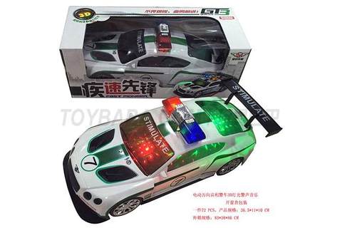 Electric universal Bentley police car English song 3D lighting Chinese packaging