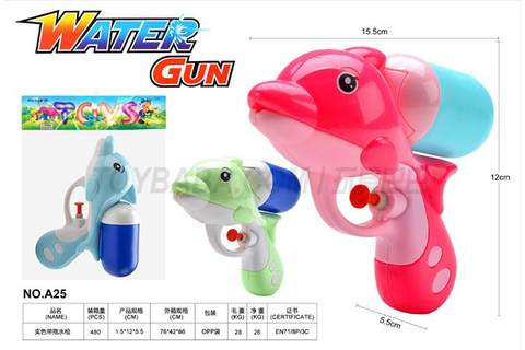 Solid ribbon bottle water gun