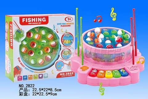 Underwater world music fishing toys hit hamsters mixed in two colors