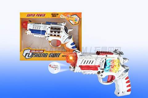 Electric flash rotating gun