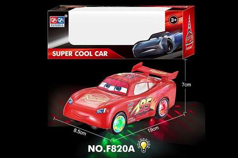 Car General Mobilization Universal car lights music car red, with lights