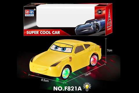 Car General Mobilization Universal car lights music car yellow, with lights