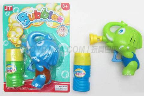 Elephant manual inertia bubble gun (two-color mixed)