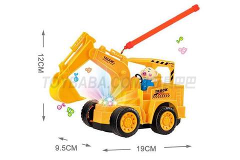 Seaweed pig electric universal excavator portable lantern (yellow and pink mixed)