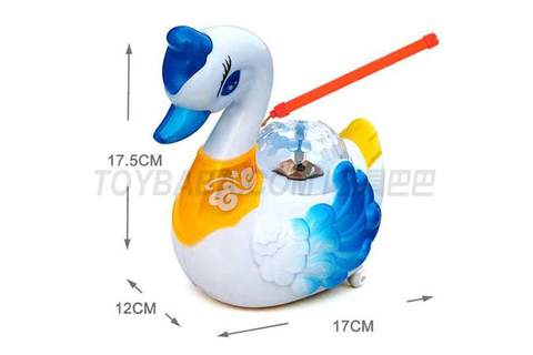 Electric universal 3D colorful projection Little Swan portable lantern