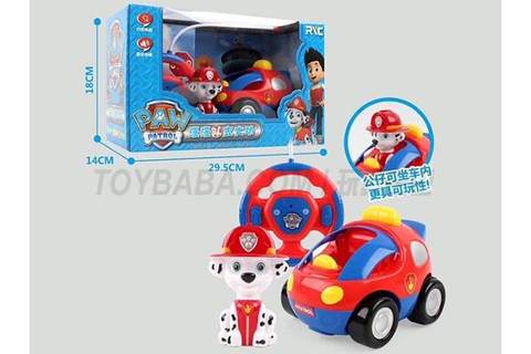 Dog patrol team two-way remote control car with light and music (Chinese)