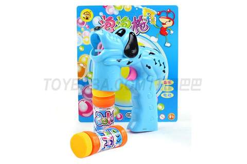 Solid ribbon light music 2 water spotted dog bubble gun