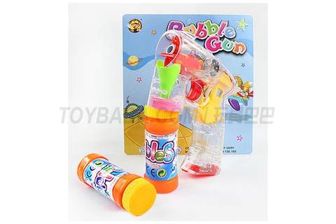 Music routine with four lights 2 water transparent space bubble gun