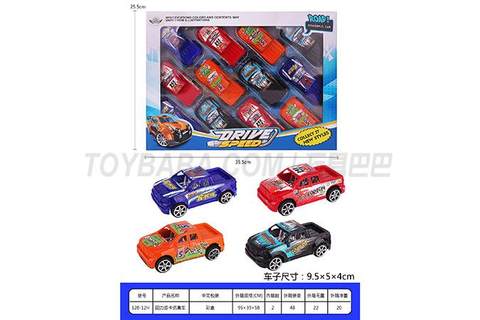 Pullback pickup car racing
