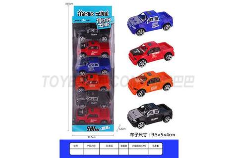 Pullback pickup truck simulation car
