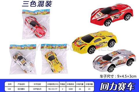 Paint back racing car