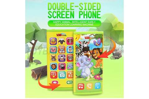English happy animal double-sided curved screen mobile phone