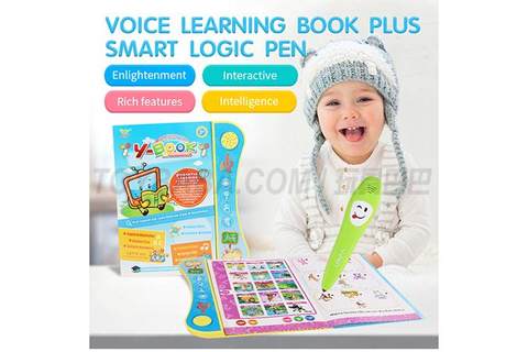 English click reading study book (with pen)
