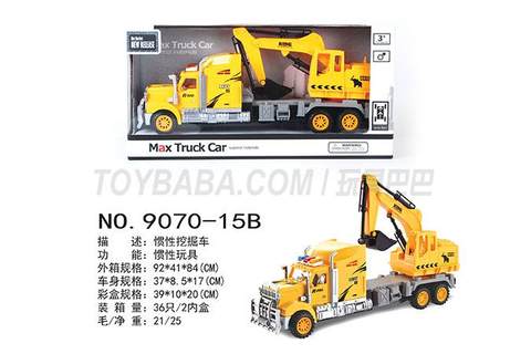 inertial excavator