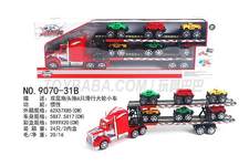 双层惯性拖头 拖6只滑行大轮小车