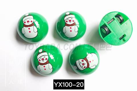 Solid color hemispheric Santa Claus