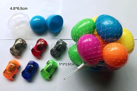 5cm two-color pad printing transparent pullback cart