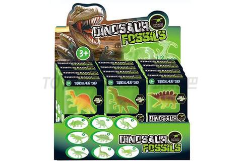 Archaeological excavation of luminous dinosaurs