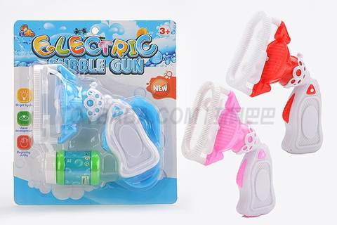 Turn head electric bubble gun + fan