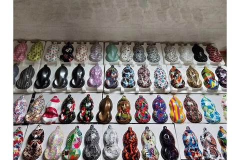 Yongye water transfer gourd pattern