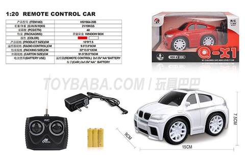 Window box of BMW X6 simulation car with four-way 1purl 20Q version (including electricity)