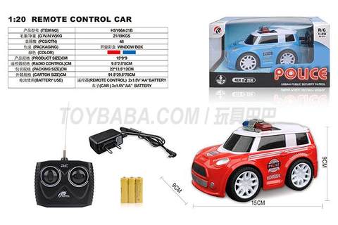Sitong 1: 20Q version mini police car window box (power included)
