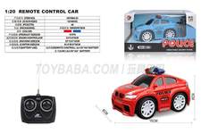 四通1：20Q版宝马X6警车开窗盒